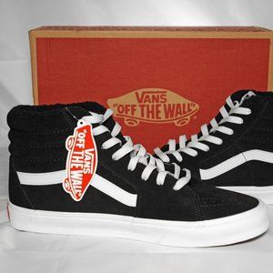 VANS SKATEBOARDING SK8-HI COZY HUG BLACK SHERPA FAUX FUR LINED MEN'S 11.…